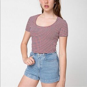 American Apparel Women’s Cropped Tee